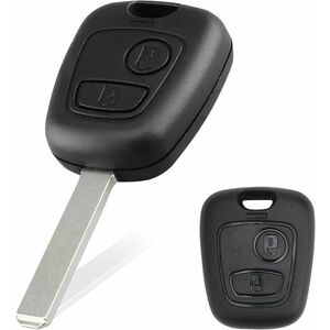 Carcasa Cheie Auto Techstar cu 2 Butoane Compatibila Toyota Aygo, Peugeot 107, Citroen C1 imagine