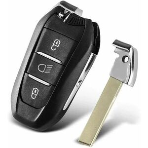 Carcasa Cheie Auto Techstar cu 3 butoane, Compatibila Peugeot 308, 408, 508, 3008, 5008, Citroen C3, C4, DS imagine
