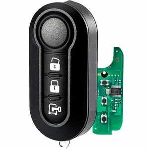 Cheie Auto Completa Programabila, cu telecomanda 433MHz, 3 butoane, cip PCF7946, sistem Marelli – compatibila Fiat Ducato, 500L, Doblo, Panda, Citroen Relay, Peugeot Boxer, Iveco, Ford Ka, Opel Combo imagine