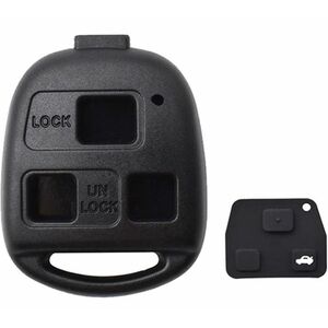 Carcasa Cheie Auto Techstar cu 3 Butoane Compatibila Toyota Yaris, Corolla, RAV4, Avensis, Lexus RX, GS, IS imagine
