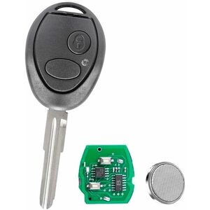 Cheie Auto Programabila Completa Techstar, 433MHz cu 2 butoane, compatibila Land Rover Discovery 2 TD4 TD5 1998–2004 – cip ID73, FCCID: N5FVALTX3, cu lama netaiata si electronica completa imagine