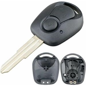 Carcasa Cheie Auto Techstar, compatibila cu Ssangyong Actyon, Kyron, Rexton, SUV – cu lama SSY3 si surub, 1 buton imagine