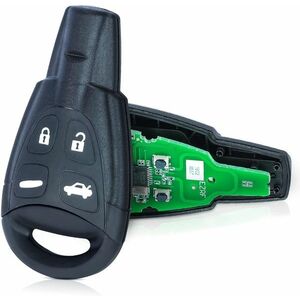 Cheie Auto Completa Programabila Compatibila Saab 9-3, 9-5 (2003–2011) – 4 butoane, 433MHz, cip ID46 – FCC LTQSAAM433TX imagine