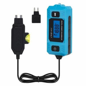 Tester Curent Auto Techstar® CNPJ-611, Cu Afisaj LCD Iluminat, Detectie Sigurante, Precizie ±2% imagine