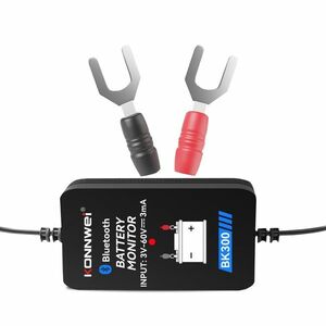 Tester Baterie Auto Inteligent cu Bluetooth 5.0 KONNWEI BK300, Aplicatie Telefon, Android si iOS, Monitor Baterie Wireless 12V 24V, Incarcare, Tensiune imagine