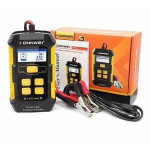 Tester Baterie Auto KONNWEI KW510, Testare CCA, Incarcare, Reparatie, Suport 12V, Rezistenta, SOH, SOC, Test Ripple, Suport AGM GEL EFB imagine