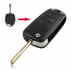 Carcasa cheie tip briceag Techstar pentru Ford – compatibila cu lamela FO21, transformare cheie clasica in flip imagine