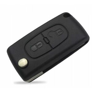 Cheie auto completa Techstar cu 2 butoane, lama 407, cip ID46 si frecventa 433MHz – compatibila Peugeot 2006–2011, Citroen imagine