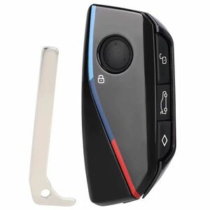 Carcasa cheie auto Techstar® BMW M Style, compatibila BMW i7, X7 G07 LCI, iX I20, X1 U11, Seria 7 G70, G09, XM U06, G81 M3 imagine