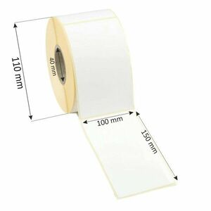 Etichete AWB 100x150 mm, termice, rola 500 bucati, albe imagine