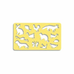 Sablon desen, tematica animale, 13 forme diferite, 12x0.2x21 cm imagine