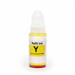 Cerneala compatibila Canon GI46 Yellow, tip pigment, flacon cu picurator, 140 ml imagine