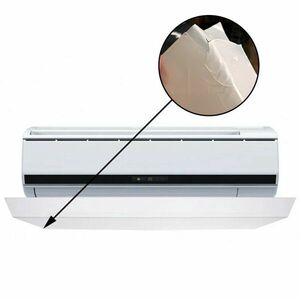 Deflector aer conditionat transparent pentru redirectionare flux de aer, accesorii montaj incluse, RESIGILAT imagine