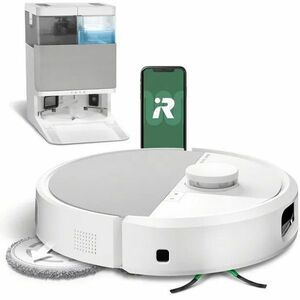 iRobot Roomba Plus 505 Combo + AutoWash dock - Alb - Aspirator robot cu mop imagine