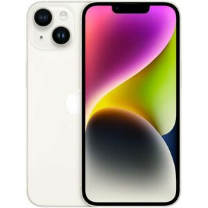 Apple iPhone 14 256 GB Starlight Foarte bun imagine