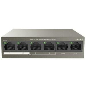 Switch Tenda TEF1106P-4-63W, 6 Porturi, PoE imagine