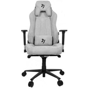 Scaun gaming Arozzi Vernazza Soft Fabric, reglabil (Gri deschis) imagine
