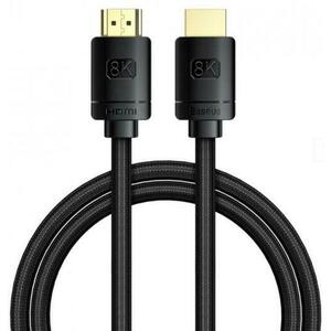 Cablu Baseus CAKGQ-J01, HDMI - HDMI, 2.1, 8K, 1m (Negru) imagine