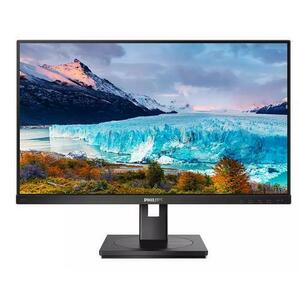 Monitor IPS LED Philips 23.8inch 243S1/00 23.8 inch, FHD (1920 x 1080), HDMI, DisplayPort, Boxe, Pivot (Negru) imagine