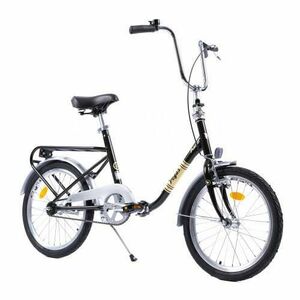 Bicicleta pliabila Pegas Practic Retro 20 inch, cadru otel, 1S (Negru) imagine