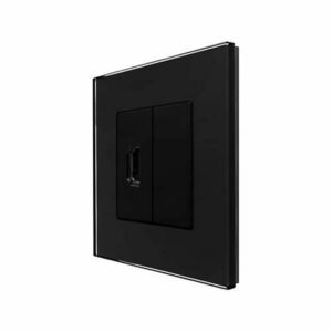 Priza HDMI cu Rama din Sticla LUXION imagine