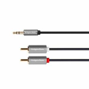 Cablu Jack 3.5 - 2 x RCA 10 m Kruger&Matz Basic imagine