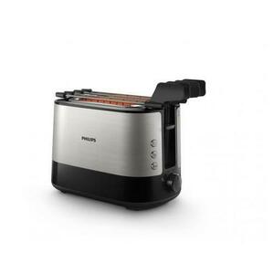 Prajitor de paine Philips HD2639/90, 1000 W (Negru/Gri) imagine