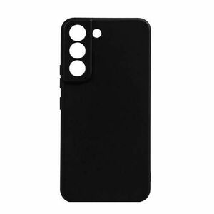 Husa de protectie Spacer pentru Samsung Galaxy S22, material flexibil TPU, Negru imagine