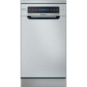 Masina de spalat vase Candy Rapido CF 0C7SB0FX, 10 seturi, 8 programe, Motor Speed Drive Inverter, Wi-Fi + BLE, Clasa C, 45 cm, Inox imagine