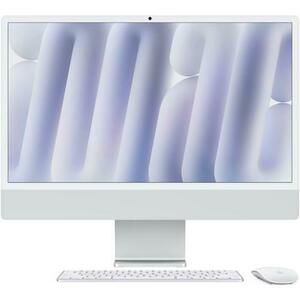 All In One PC Apple iMac 24inch (2024), Procesor Apple M4, 8 nuclee CPU si 8 nuclee GPU, 24inch, Retina 4.5K, 16GB, 256GB SSD, macOS, Layout INT (Argintiu) imagine