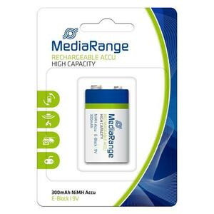 Baterie reincarcabila MediaRange, 9 V, 300 mAh imagine