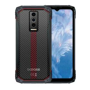 Telefon Mobil Doogee Blade 10, Procesor Spreadtrum T606, Ecran IPS 6.56inch, 4GB RAM, 128GB Flash, Camera 16 MP, Wi-Fi, 4G, Dual Sim, Android (Negru/Rosu) imagine