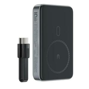 Baterie Externa Wireless Acefast M10, 10000mAh, 30W, PD + FQI, 1 x QI - 2 x USB-C, Neagra imagine
