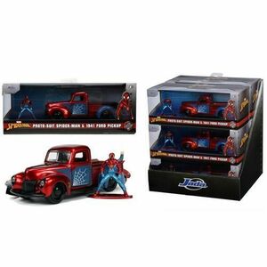 Masinuta diecast Jada Toys cu figurina - Spider-Man, Ford Pick Up 1: 32 imagine