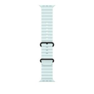 Curea Smartwatch Apple MYP83ZM/A pentru Watch 49mm, Ocean Band, Black Titanium Finish (Albastru deshis) imagine