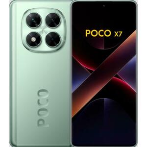 Telefon Mobil Poco X7, Procesor Octa-Core Mediatek Dimensity 7300 Ultra, AMOLED touchscreen 6.67inch, 12GB RAM, 512GB Flash, Camera Tripla 50+8+2MP, Wi-Fi, 5G, Dual Sim, Android (Verde) imagine