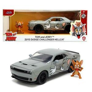 Masinuta diecast Jada Toys cu figurina - Jerry, Dodge Challenger Hellcat 1: 24 imagine