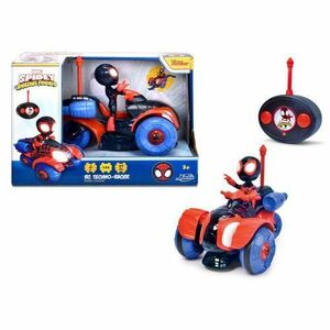 Masinuta Jada Toys RC - Spidey and his Amazing Friends, Miles Morales Techno Racer 1: 24 imagine