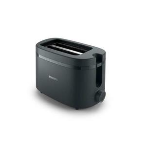 Prajitor de paine Philips Essentials Seria 1000 HD2510/90, 2 fante wide, 650 W, 6 trepte rumenire (Negru) imagine