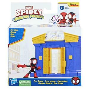 Set de joaca Spidey and his Amazing Friends - Prietenii Extraordinari, City Bloks, Banca imagine