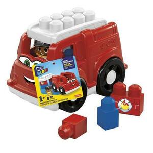 Set de constructie Mega Bloks - First Builders, Freddy Firetruck, 6 piese imagine