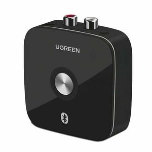Receptor Bluetooth UGREEN CM106, 2 x RCA - 1 x Jack 3.5mm (Negru) imagine