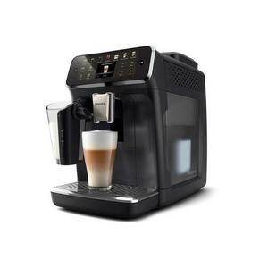 Espressor automat Philips EP4441/50 seria 4400, 15 bari, Solutie de lapte LatteGO, 12 bauturi, Ecran tactil TFT, SilentBrew, Rasnita ceramica, Functie QuickStart (Negru/Argintiu) imagine