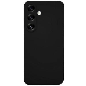 Husa Lemontti Silicon Silky Samsung Galaxy S25 Plus, Negru imagine