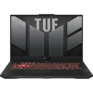 Laptop Gaming ASUS TUF A17 FA707NU (Procesor AMD Ryzen™ 5 7535HS (16M Cache, up to 4.55 GHz), 17.3inch FHD 144Hz, 16GB, 512GB SSD, nVidia GeForce RTX 4050 @6GB, Negru/Gri) imagine