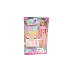 Papusa Steffi Hello Baby 573-3680, multicolor, 3+ imagine