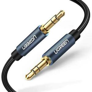 Cablu Audio 3.5mm - 3.5mm UGREEN AV122 Mini, 2m, Albastru imagine