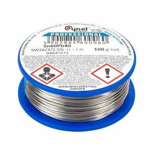 Rola fludor Cynel SN60PB40 2.5mm 100g imagine