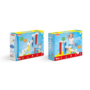 Joc de constructie DOLU Labirintul bilutelor (79 piese) imagine
