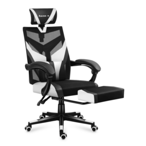 Scaun Gaming Huzaro Combat 5.0 (Alb/Negru) imagine